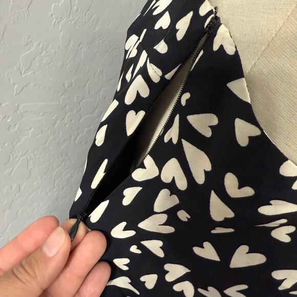 The A&F Julia Slip Mini Dress, Black Pattern, Medium P - Picture 4 of 6